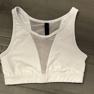 White Sports Bra
